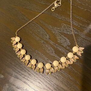 J Crew Crystal and Resin Necklace